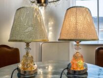 HB-45 - DECORATIVE TABLE LAMP WITH DUAL LIGHT (24PCS)