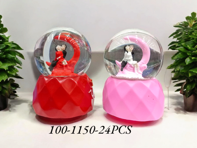 100-1150 -  GLASS COUPLE DOME (24PCS)