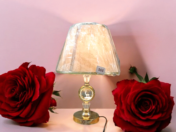 568	DECORATIVE TABLE LAMP WITH BULB(24PCS)
