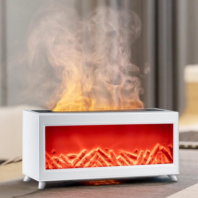 Y-14 - PLASTIC HUMIDIFIER W FIRE LAMP (32PCS)