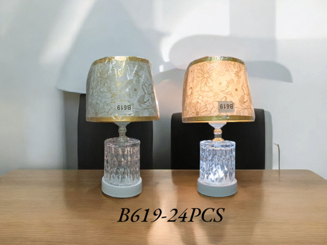 B619 DECORATIVE TABLE LAMP WITH BULB(24PCS)