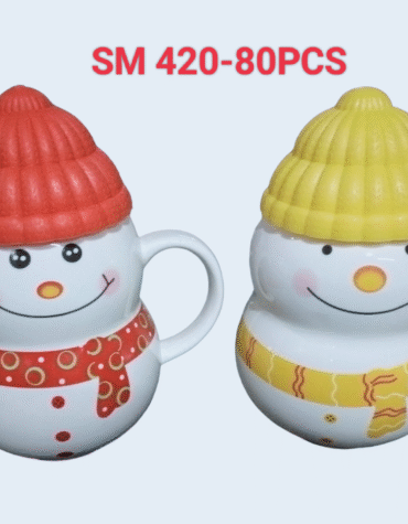 1370-4 - CERAMIC SNOW MUG (80PCS)