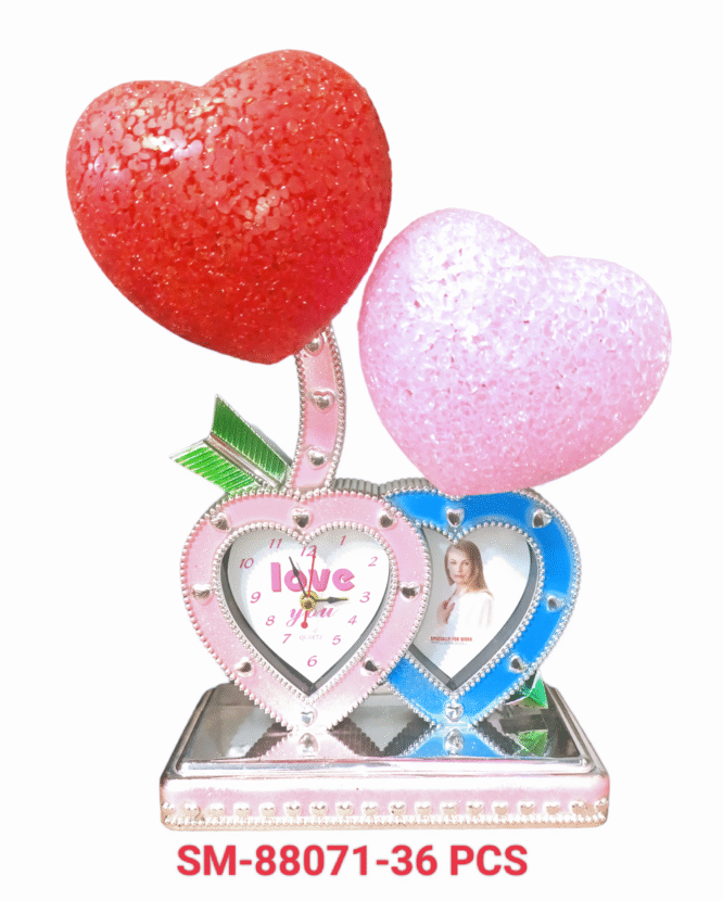 88071-HEART LAMP WITH CLOCK (36PCS)
