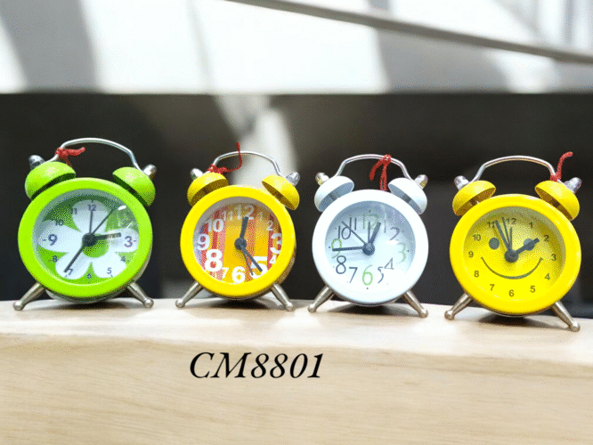CM8801 - METAL ALARM CLOCK (200 PCS)