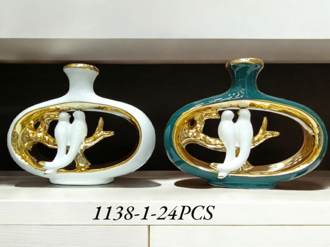 1138 - CERAMIC FLOWER POT (24PCS)