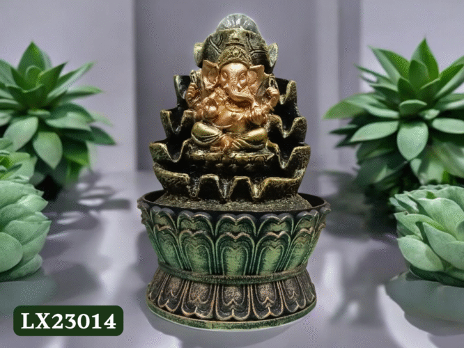 LX23014 - SMALL GANESHJI FOUNTAIN (24PCS)