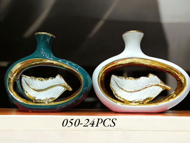 050 - CERAMIC FLOWER POT (24PCS)