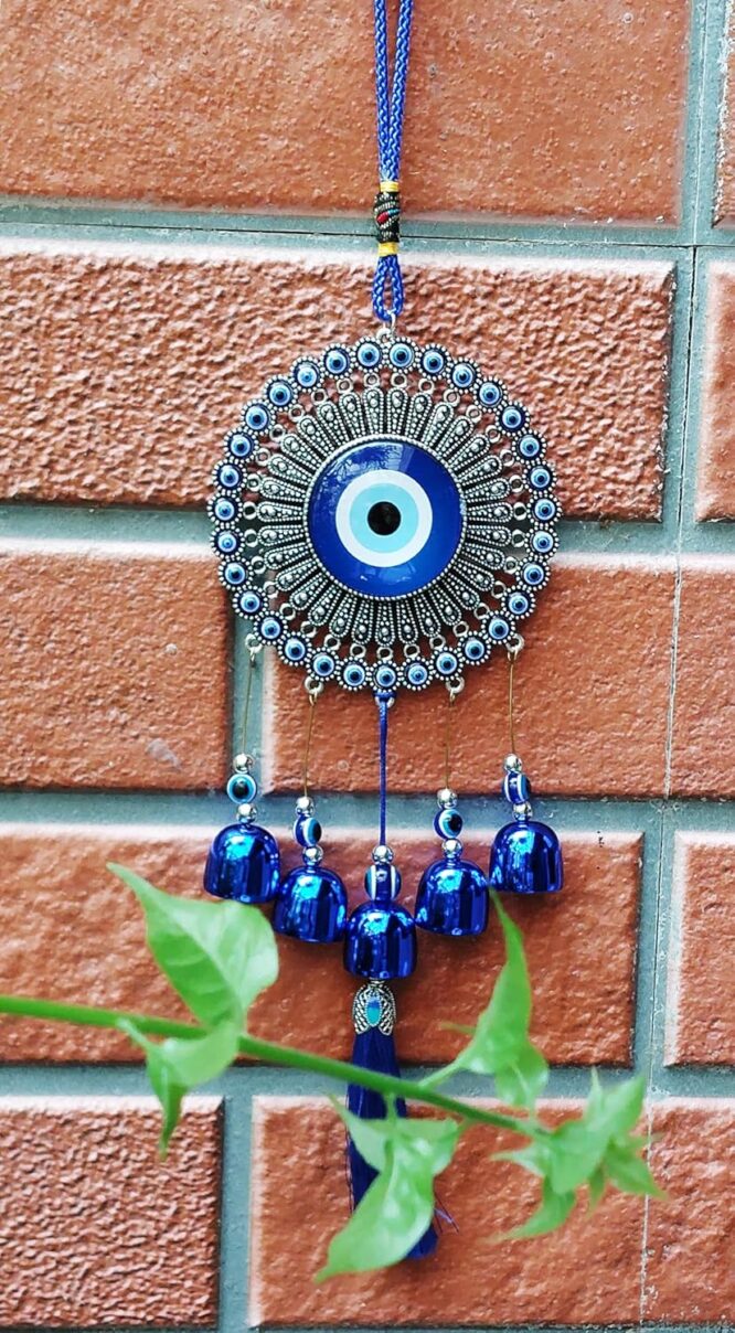 L1055A- METAL EVIL EYE WIND CHIME (168PCS)