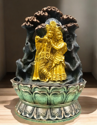 LX21286G - RESIN RADHAKRISHNA FOUNATIN (12PCS)