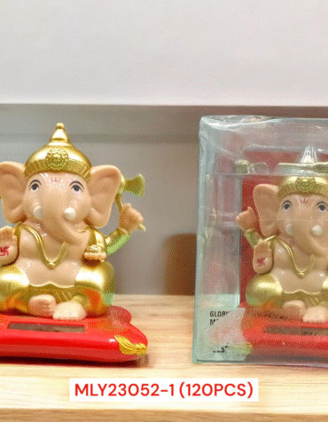 MLY23052-1 - WHITE SOLAR GANESH (120PCS)