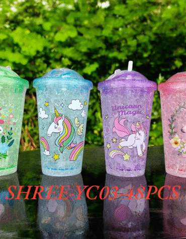 YC03 - PLASTIC SIPPER UNICORN (48PCS)