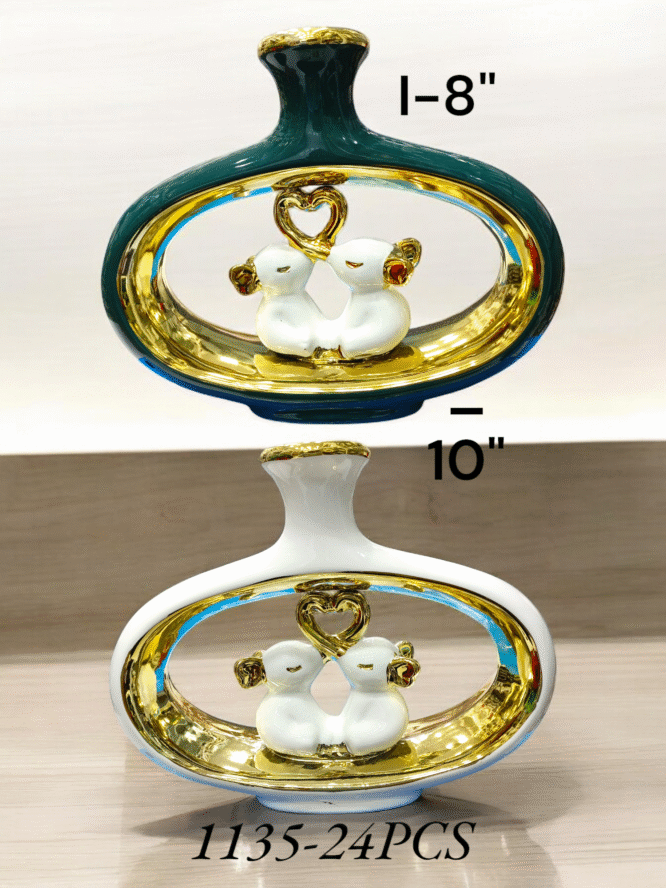 1135 - CERAMIC FLOWER POT (24PCS)