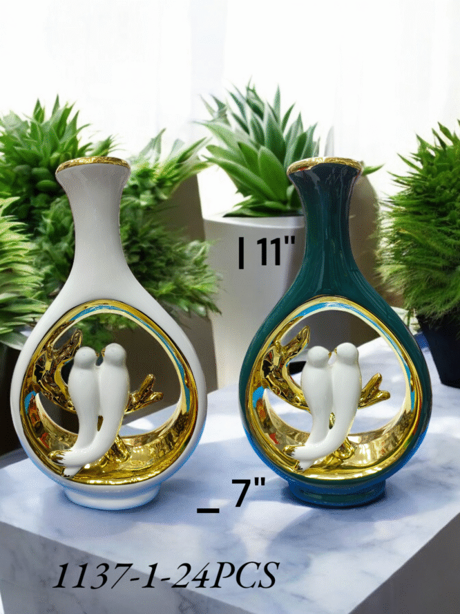 1137 - 1 - CERAMIC FLOWER POT (24PCS)