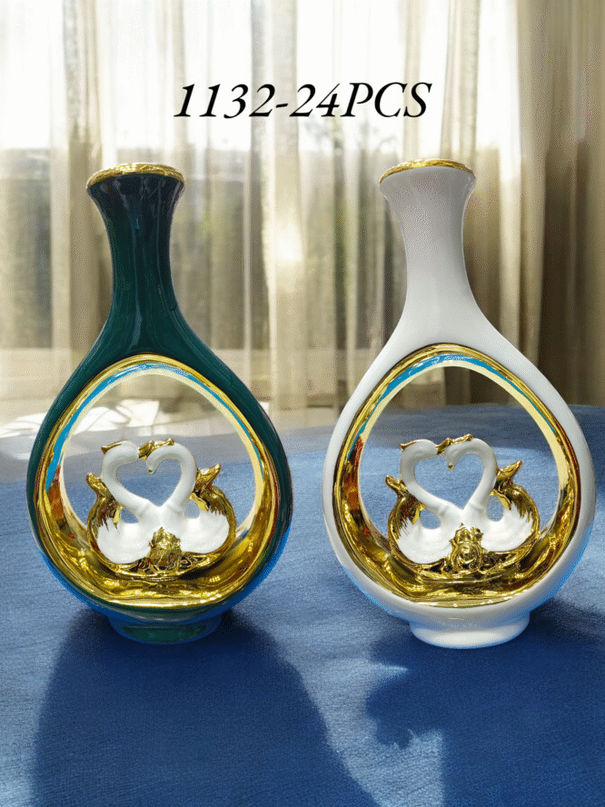 1132 - CERAMIC FLOWER POT (24PCS)