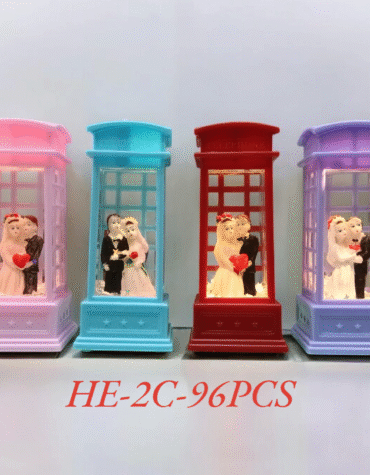 HE-2C - PLASTIC COUPLE PAPER WEIGHT (96PCS)