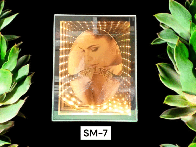 SM-7 - 3D LED MIRROR FRAME 5*7 (48PCS)