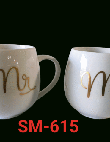 SM-615 - CERAMIC MR/MRS ROUND MUG (100PCS)