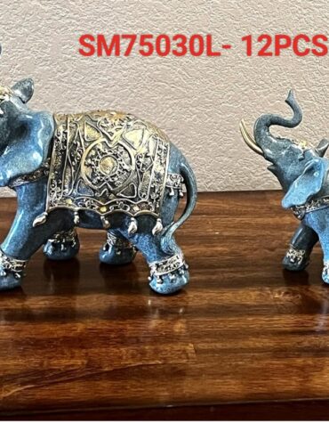 75030L - POLYRESIN 2PC ELEPHANT SP (12PCS)