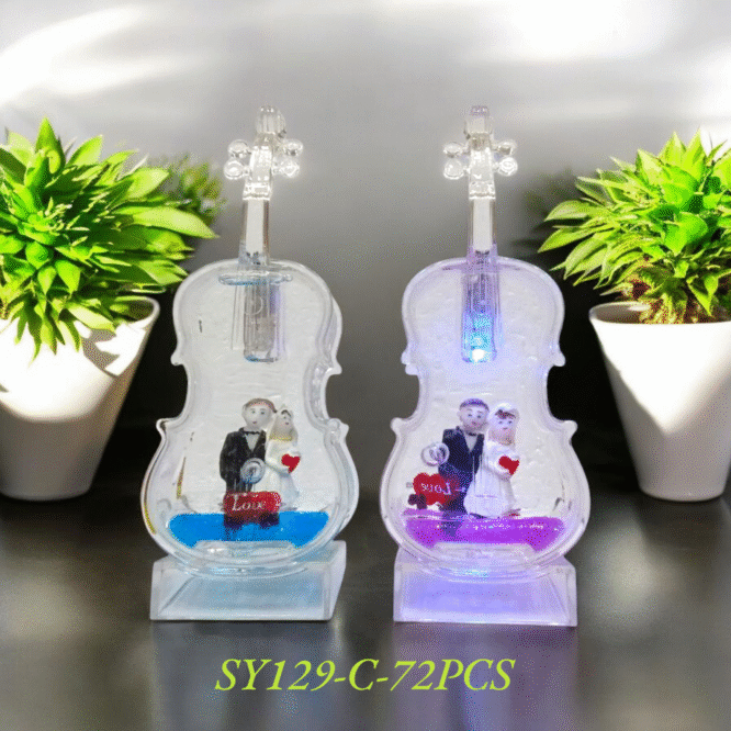 SY129C - GUITAR COUPLE PAPER WEIGHT (72PCS)