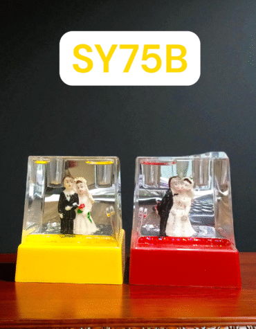 SY75B - COUPLE MUSIC PAPER WEIGHT (72PCS)