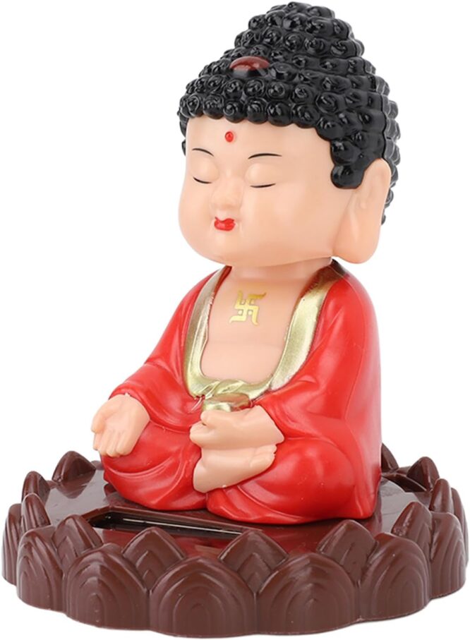 X592ABC - SOLAR BUDDHA SHOWPIECE (120PCS) - Image 2