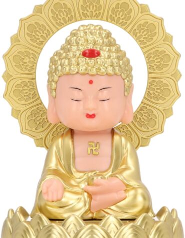 X593A - SOLAR BUDDHA SHOWPIECE (120PCS)