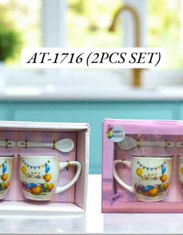 AT1716 - 2PC SMALL CERAMIC MUG (60PCS)
