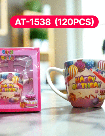 AT1538 - 1PC SMALL CERAMIC MUG (120PCS)