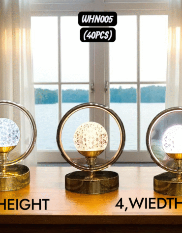WHN005 - RECHARGEABLE LED TABLE LAMP (40PCS)